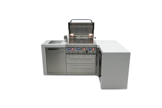Mont Alpi 400 Deluxe Island with a 90 Degree Corner