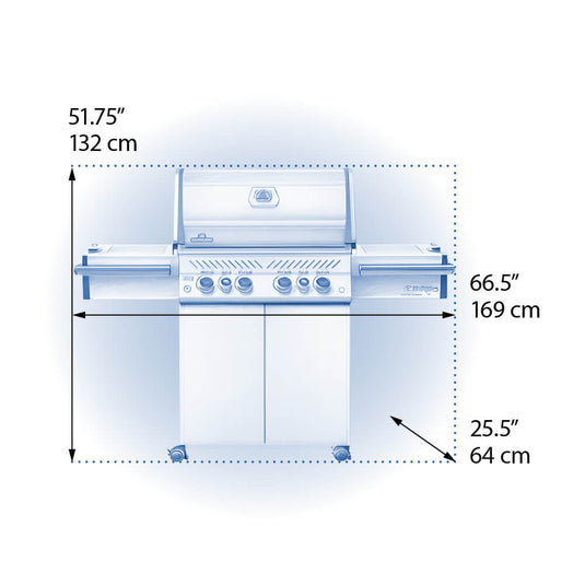 Prestige PRO™ 500 RSIB with Infrared Side and Rear Burners (Propane)