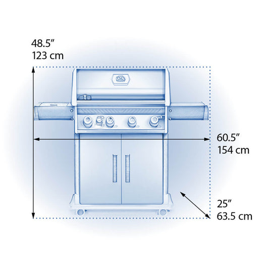 Rogue® XT 525 SIB with Infrared Side Burner (Natural Gas)