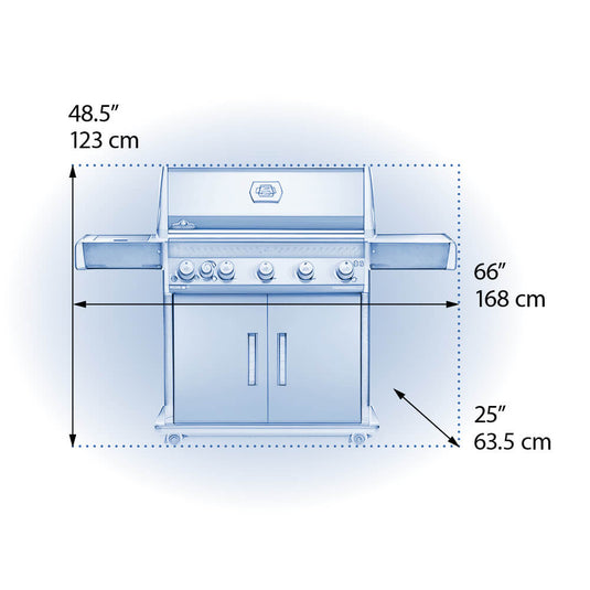 Rogue® XT 625 SIB with Infrared Side Burner (Natural Gas)