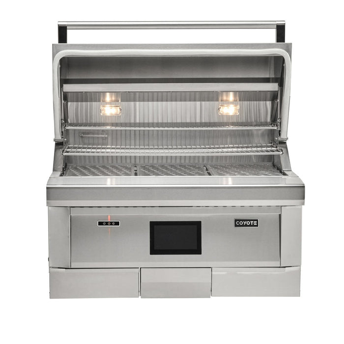 Load image into Gallery viewer, Coyote GEN3 36" Built-In Pellet Grill - C2P36