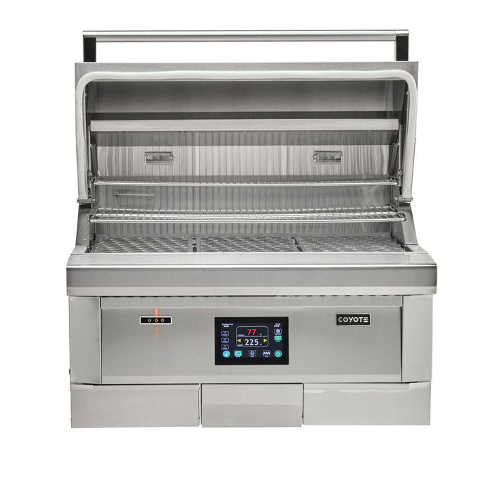 Load image into Gallery viewer, Coyote GEN3 36" Built-In Pellet Grill - C2P36