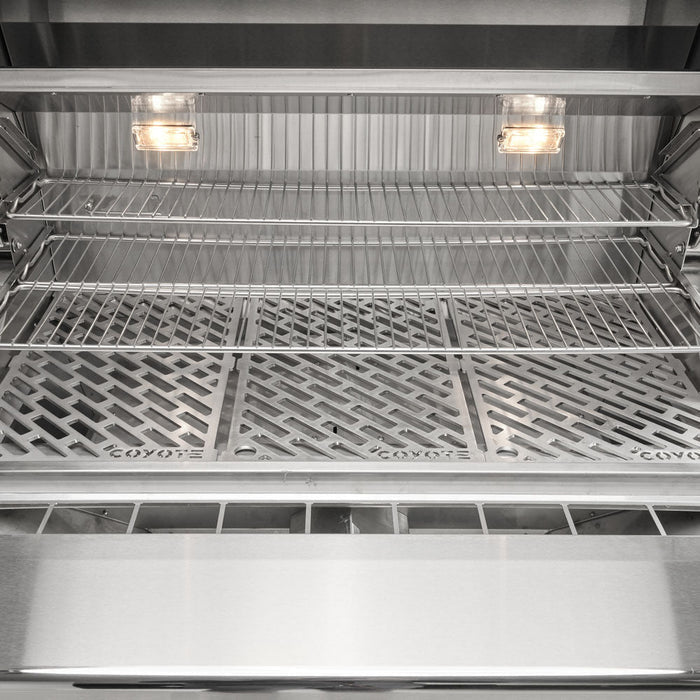 Load image into Gallery viewer, Coyote GEN3 36" Built-In Pellet Grill - C2P36