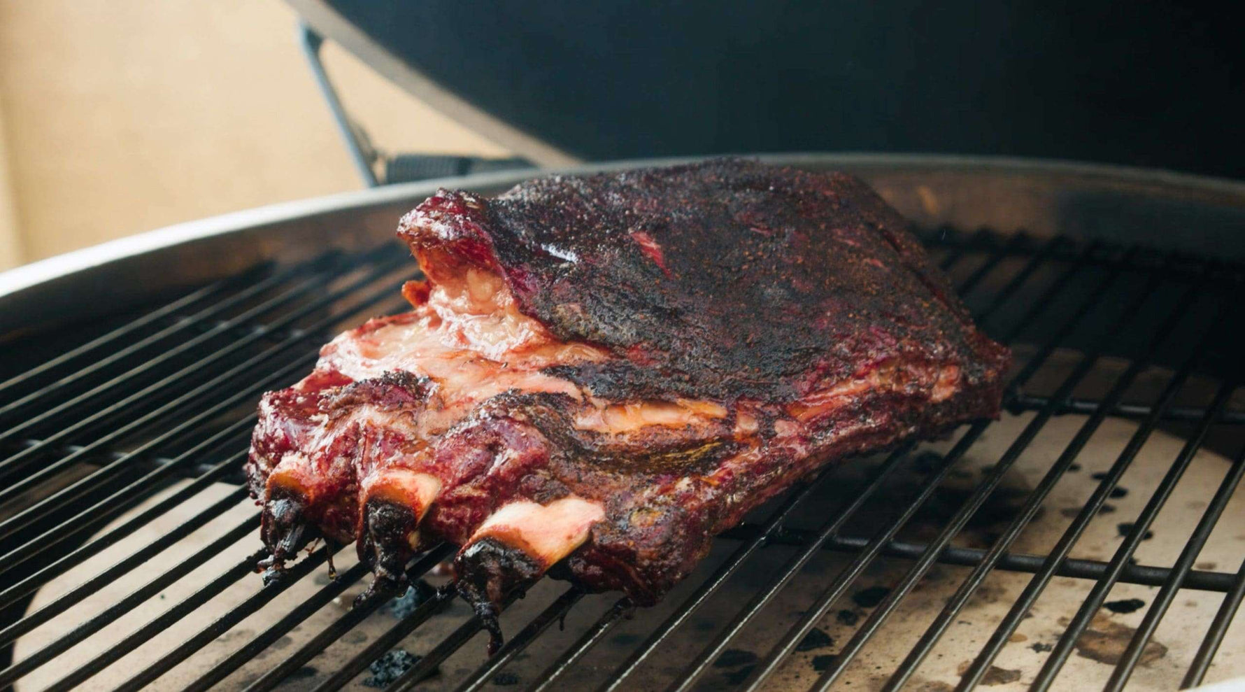 Smoked Beef Rib on a Big Green Egg – West Coast BBQ Shop