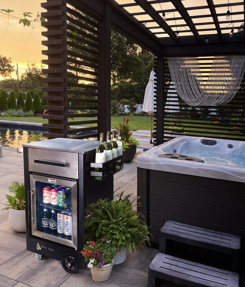 Load image into Gallery viewer, Mont Alpi Medium Outdoor Prep Center / Bar Cart
