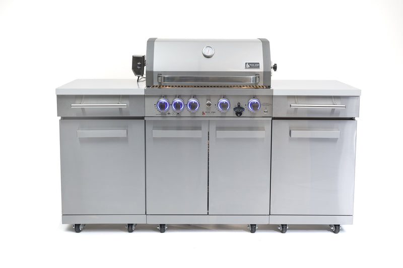 Load image into Gallery viewer, Mont Alpi 957 Island in black stainless steel
