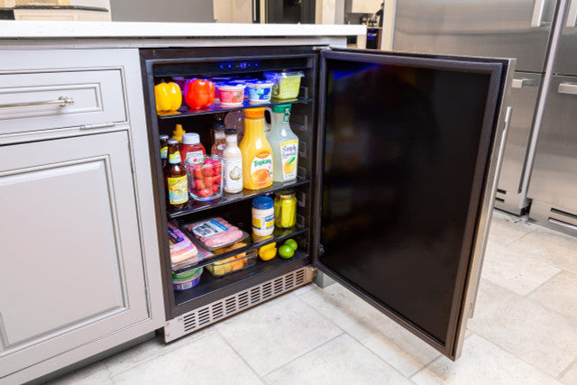 Load image into Gallery viewer, Azure 24&quot; Outdoors Refrigerator with Stainless Steel Door - A224R-S
