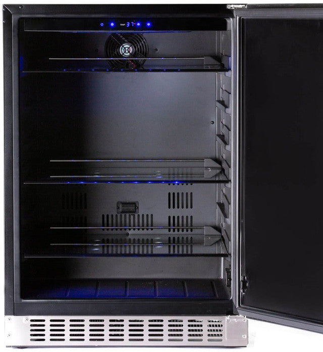 Load image into Gallery viewer, Azure 24&quot; Outdoors Refrigerator with Stainless Steel Door - A224R-S
