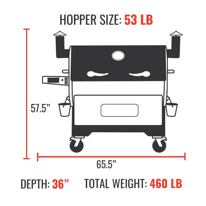 Load image into Gallery viewer, RT-2500 BFG Wood Pellet Grill
