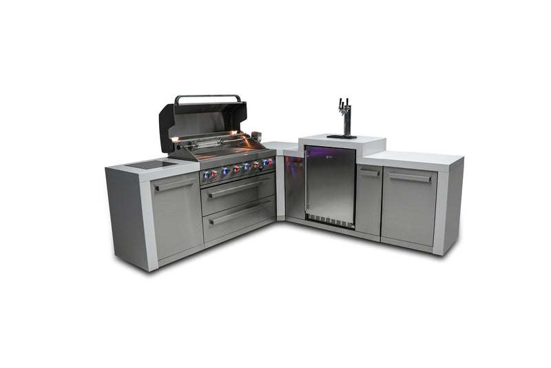 Load image into Gallery viewer, Mont Alpi 805 Deluxe Island with a 90 Degree Corner and Kegerator
