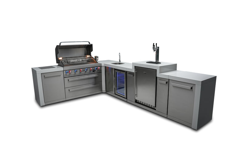 Load image into Gallery viewer, Mont Alpi 805 Deluxe Island with a 90 Degree Corner, Kegerator and Beverage Center
