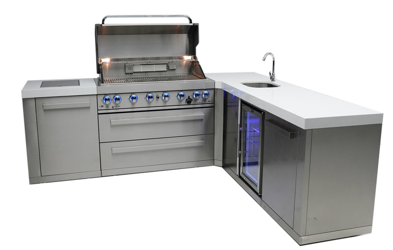 Load image into Gallery viewer, Mont Alpi 805 Island with a 90 Degree Corner and Beverage Center
