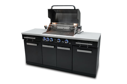Mont Alpi 957 Island in black stainless steel