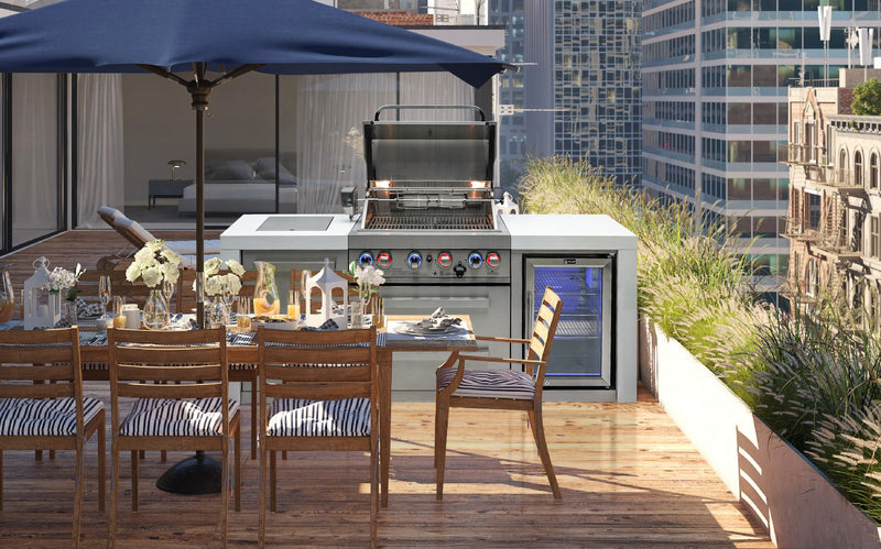 Load image into Gallery viewer, Mont Alpi 400 Deluxe Island with a Fridge Cabinet
