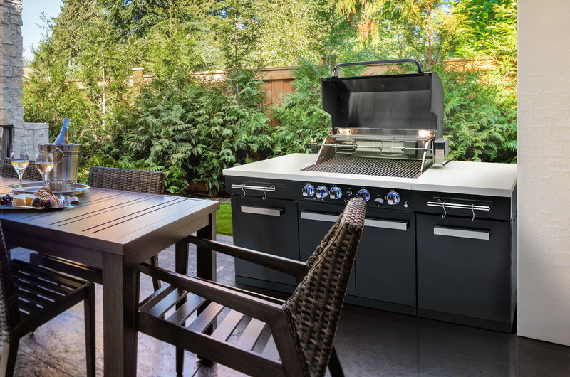 Load image into Gallery viewer, Mont Alpi 957 Island in black stainless steel
