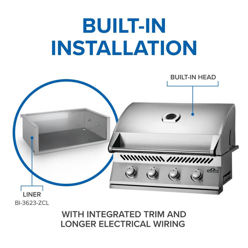 Load image into Gallery viewer, Built-In 500 Series 32 Grill Head (Natural Gas)
