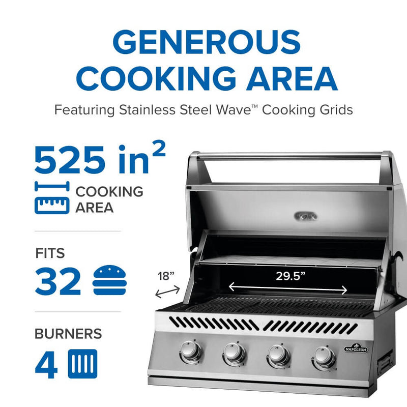 Load image into Gallery viewer, Built-In 500 Series 32 Grill Head (Natural Gas)
