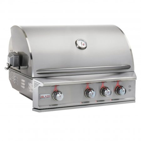 Load image into Gallery viewer, Blaze Professional LUX 34-Inch 3 Burner Built-In Gas Grill With Rear Infrared Burner
