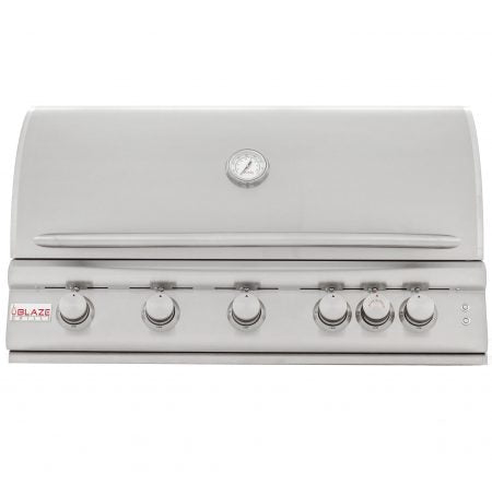 Load image into Gallery viewer, Blaze 40-Inch 5-Burner LTE Gas Grill with Rear Burner and Built-in Lighting System
