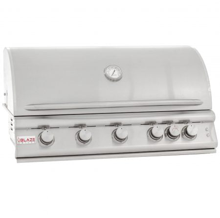 Load image into Gallery viewer, Blaze 40-Inch 5-Burner LTE Gas Grill with Rear Burner and Built-in Lighting System
