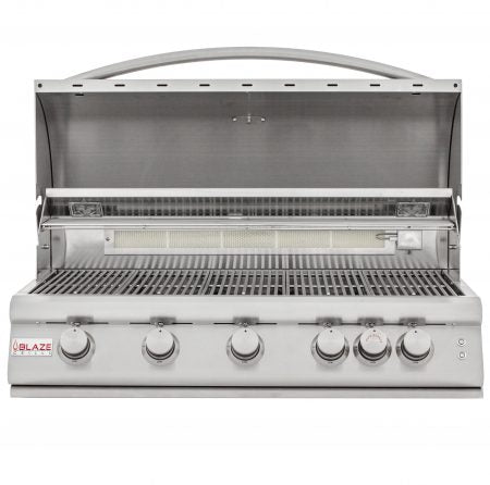 Load image into Gallery viewer, Blaze 40-Inch 5-Burner LTE Gas Grill with Rear Burner and Built-in Lighting System
