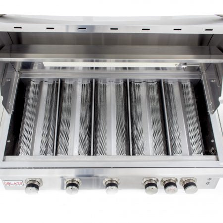 Load image into Gallery viewer, Blaze 40-Inch 5-Burner LTE Gas Grill with Rear Burner and Built-in Lighting System
