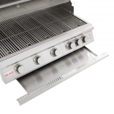 Load image into Gallery viewer, Blaze 40-Inch 5-Burner LTE Gas Grill with Rear Burner and Built-in Lighting System
