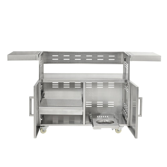 Coyote SL-Series 42" Grill on Cart with Sear Zone & Rotisserie - C3SL42+C3S42CT