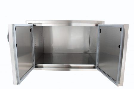 Load image into Gallery viewer, Blaze Stainless Steel Enclosed Dry Storage Cabinet with Shelf
