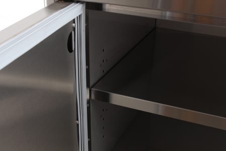 Load image into Gallery viewer, Blaze Stainless Steel Enclosed Dry Storage Cabinet with Shelf
