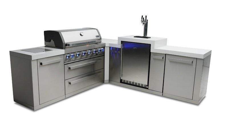 Load image into Gallery viewer, Mont Alpi 805 Island with a 90 Degree Corner and Kegerator
