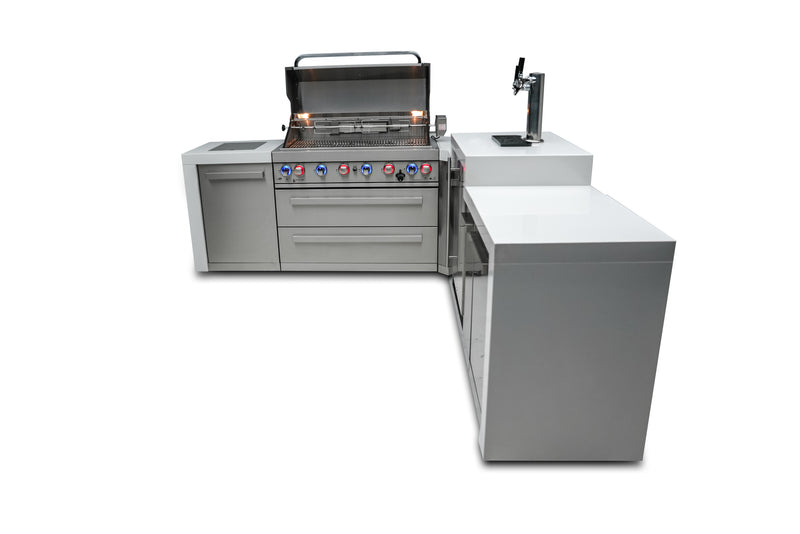 Load image into Gallery viewer, Mont Alpi 805 Deluxe Island with a 90 Degree Corner and Kegerator
