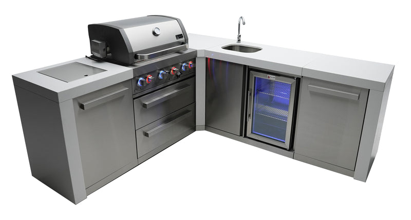 Load image into Gallery viewer, Mont Alpi 400 Deluxe Island with a 90 Degree Corner and Beverage Center

