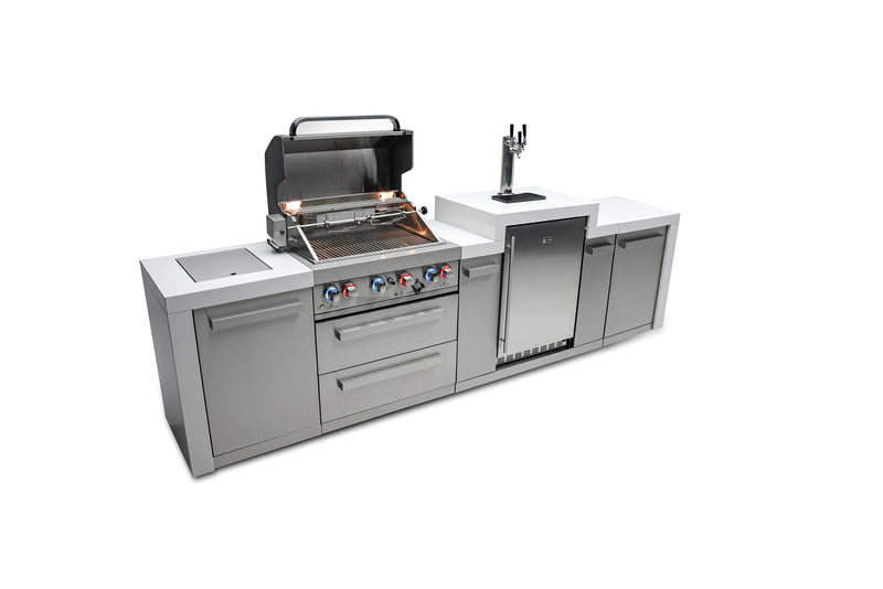 Load image into Gallery viewer, Mont Alpi 400 Deluxe Island with a Kegerator
