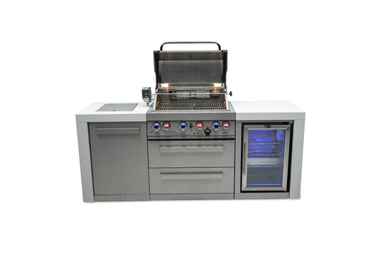 Mont Alpi 400 Deluxe Island with a Fridge Cabinet