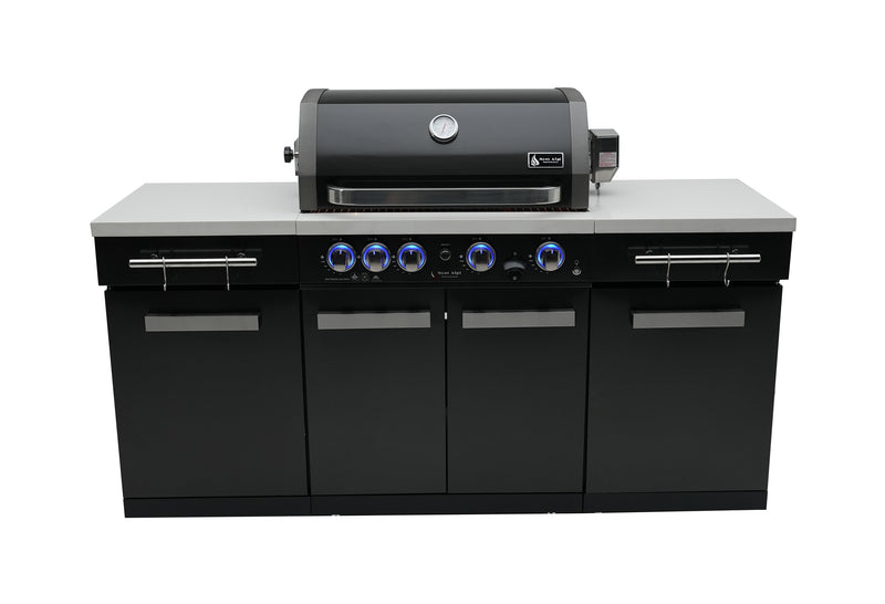 Load image into Gallery viewer, Mont Alpi 957 Island in black stainless steel
