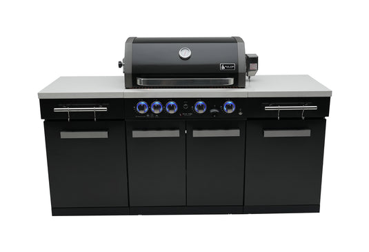 Mont Alpi 957 Island in black stainless steel