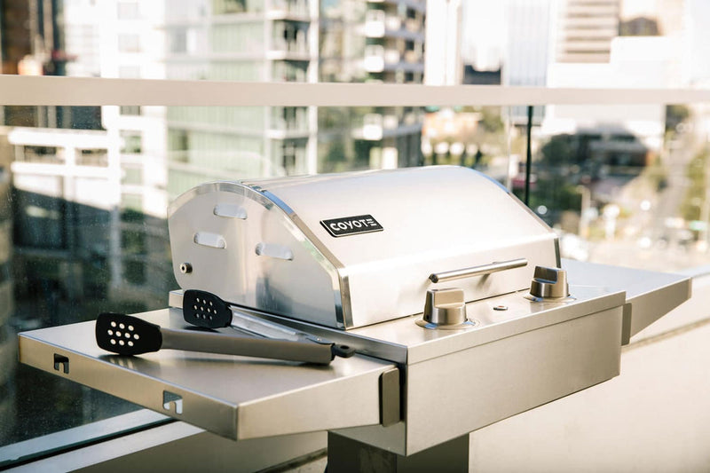 Load image into Gallery viewer, Coyote Electric Grill On Pedestal - C1EL120SM+C1ELCT21
