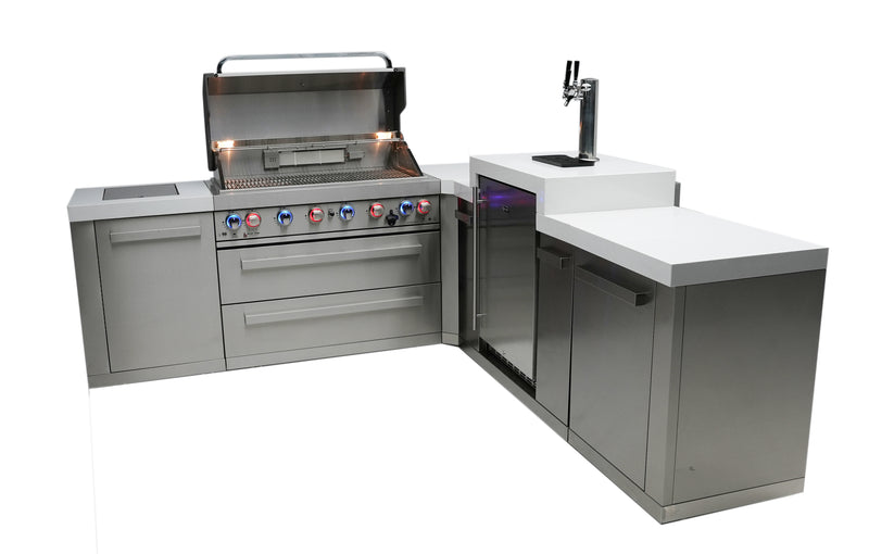 Load image into Gallery viewer, Mont Alpi 805 Island with a 90 Degree Corner and Kegerator
