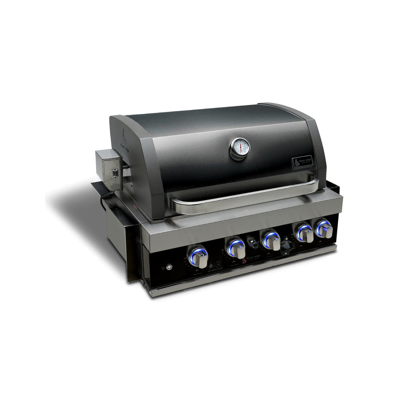 Load image into Gallery viewer, Mont Alpi 32&quot; Black Stainless Steel Built in Grill
