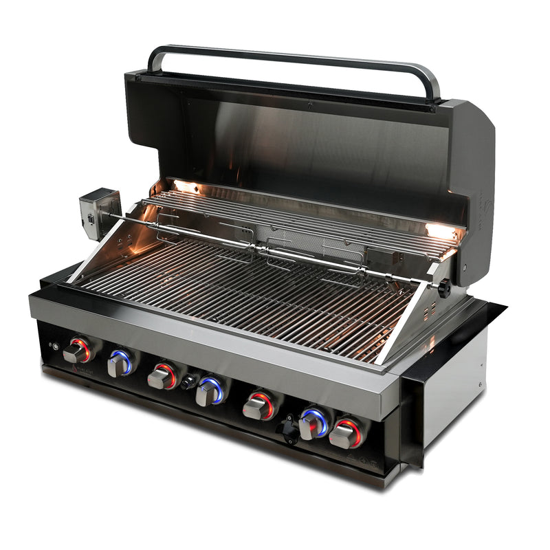 Load image into Gallery viewer, Mont Alpi 44&quot; Black Stainless Steel Built in Grill

