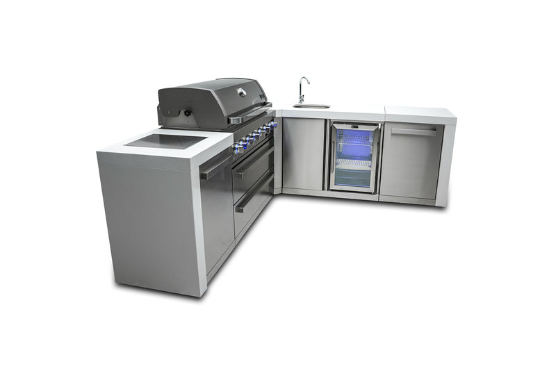 Load image into Gallery viewer, Mont Alpi 805 Deluxe Island with a 90 Degree Corner and Beverage Center
