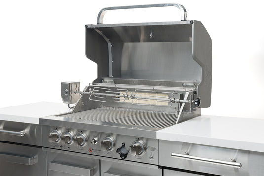 Mont Alpi 957 Island in black stainless steel