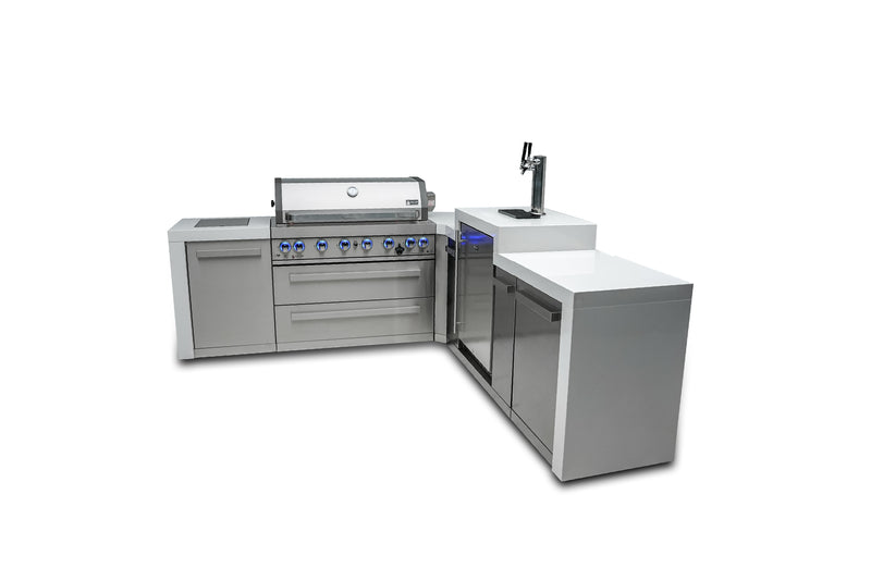 Load image into Gallery viewer, Mont Alpi 805 Deluxe Island with a 90 Degree Corner and Kegerator
