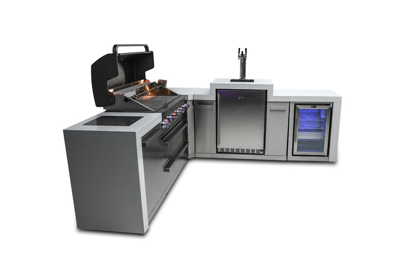 Load image into Gallery viewer, Mont Alpi 805 Deluxe Island with a 90 Degree Corner, Kegerator and Fridge Cabinet
