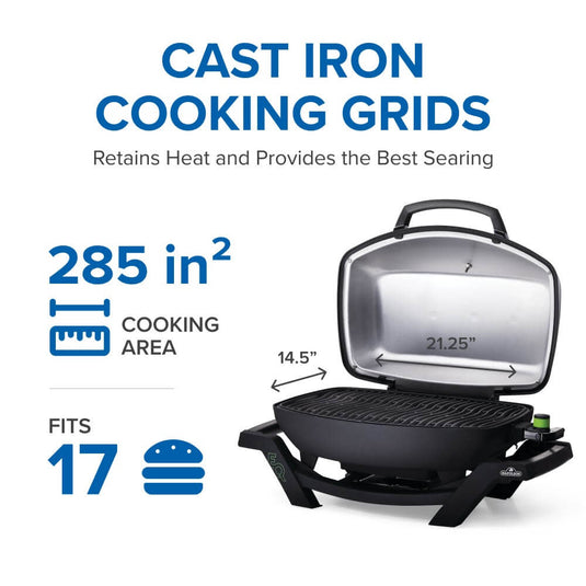 TravelQ™ PRO285E Portable Electric Grill
