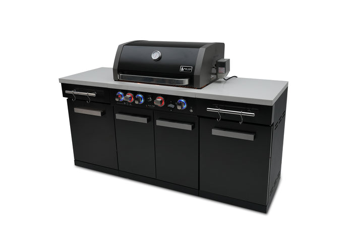 Mont Alpi 957 Island in black stainless steel