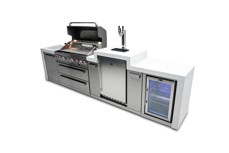 Load image into Gallery viewer, Mont Alpi 805 Deluxe Island with a Kegerator and Fridge Cabinet
