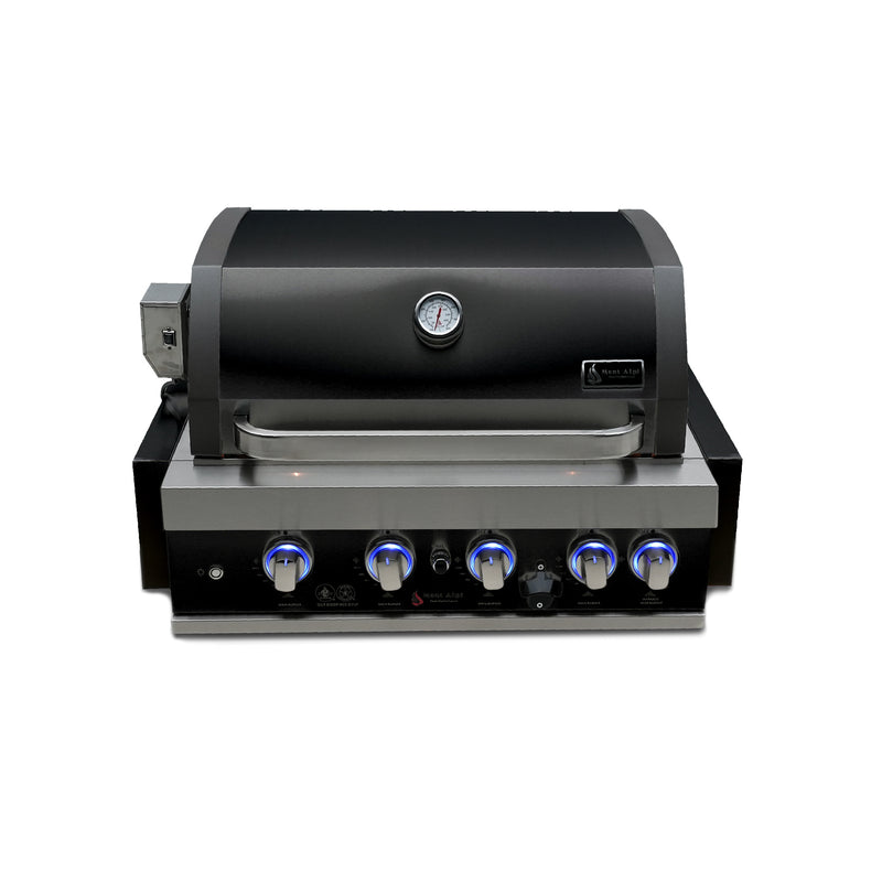 Load image into Gallery viewer, Mont Alpi 32&quot; Black Stainless Steel Built in Grill
