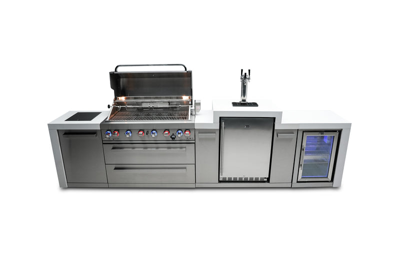 Load image into Gallery viewer, Mont Alpi 805 Deluxe Island with a Kegerator and Fridge Cabinet
